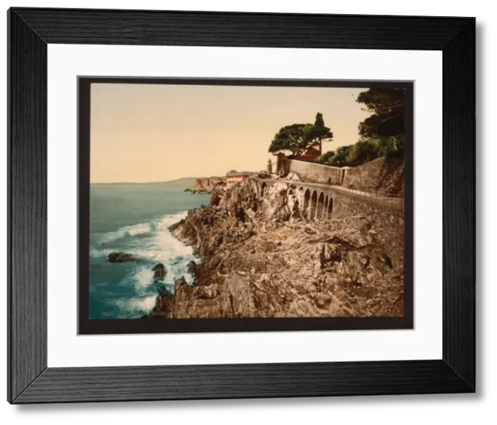 Framed Print : The Cliffs of Quinto, Nervi, Genoa, Italy Framed Print : The Cliffs of Quinto, Nervi, Genoa, Italy