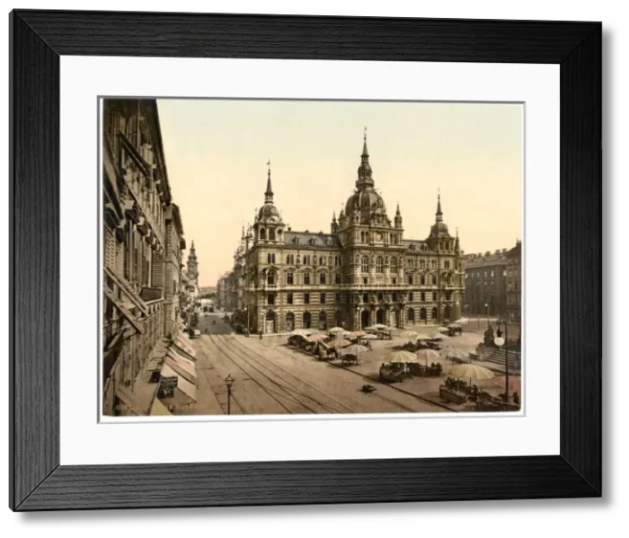 Framed Print : Graz, court house, Styria, Austro-Hungary Framed Print : Graz, court house, Styria, Austro-Hungary