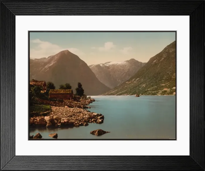 Framed Print : Essefjord, Balholm, Sognefjord, Norway Framed Print : Essefjord, Balholm, Sognefjord, Norway