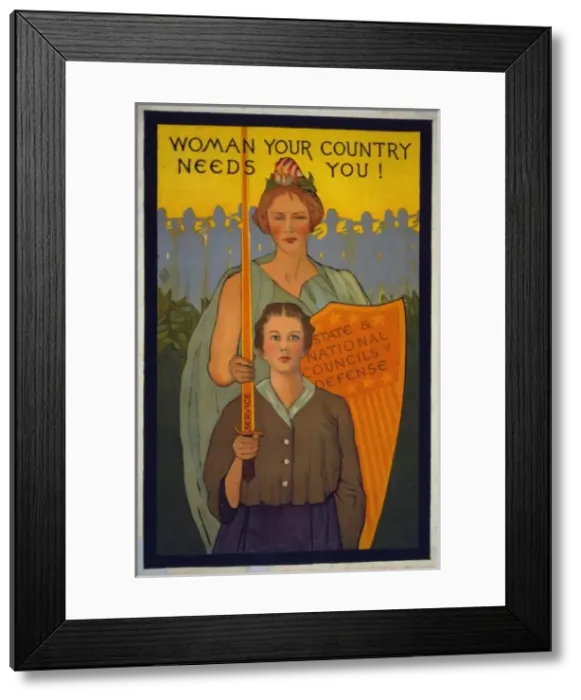 Framed Print : Woman your country needs you Framed Print : Woman your country needs you