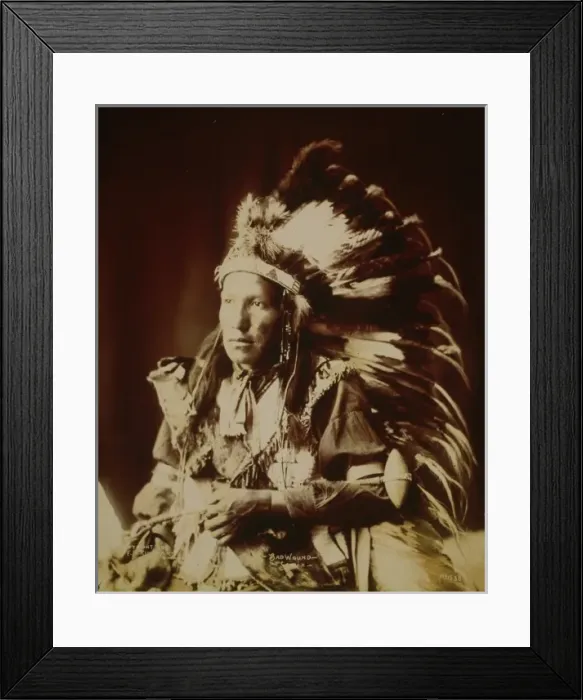 Framed Print : Bad Wound - Sioux Framed Print : Bad Wound - Sioux