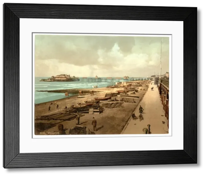 Framed Print : The Pier from the east, Brighton, England Framed Print : The Pier from the east, Brighton, England