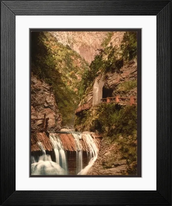 Framed Print : Toscolana (i. e. Toscalano) Valley, the valley, Lake Garda, I Framed Print : Toscolana (i. e. Toscalano) Valley, the valley, Lake Garda, I