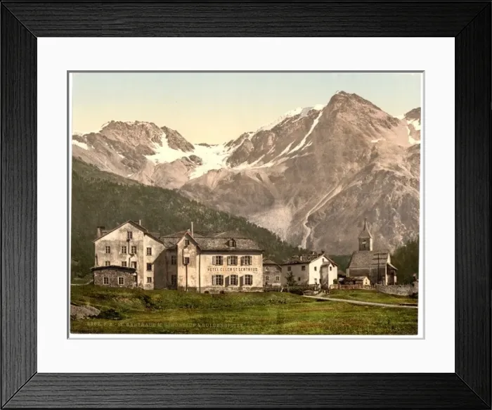 Framed Print : Suldenspitze, St. Gertraud, Sulden, Tyrol, Austro-Hungary Framed Print : Suldenspitze, St. Gertraud, Sulden, Tyrol, Austro-Hungary