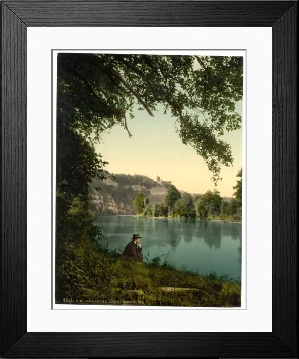 Framed Print : Rudelsburg, Saalethal, Hartz, Germany Framed Print : Rudelsburg, Saalethal, Hartz, Germany