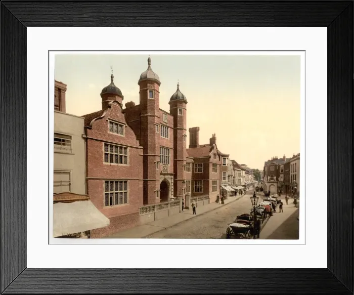 Framed Print : Abbotts Hospital, Guildford, England Framed Print : Abbotts Hospital, Guildford, England