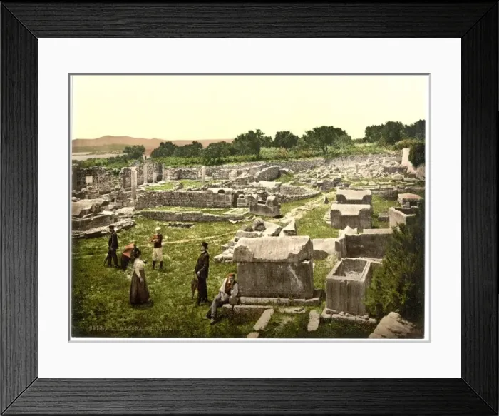 Framed Print : Salona, basilica, Dalmatia, Austro-Hungary Framed Print : Salona, basilica, Dalmatia, Austro-Hungary