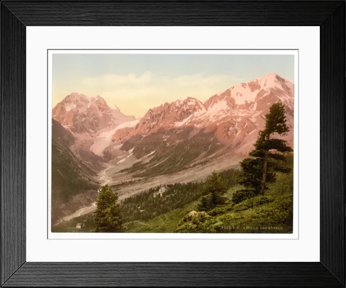 Framed Print : Arolla, the hotel, Valais, Alps of, Switzerland Framed Print : Arolla, the hotel, Valais, Alps of, Switzerland