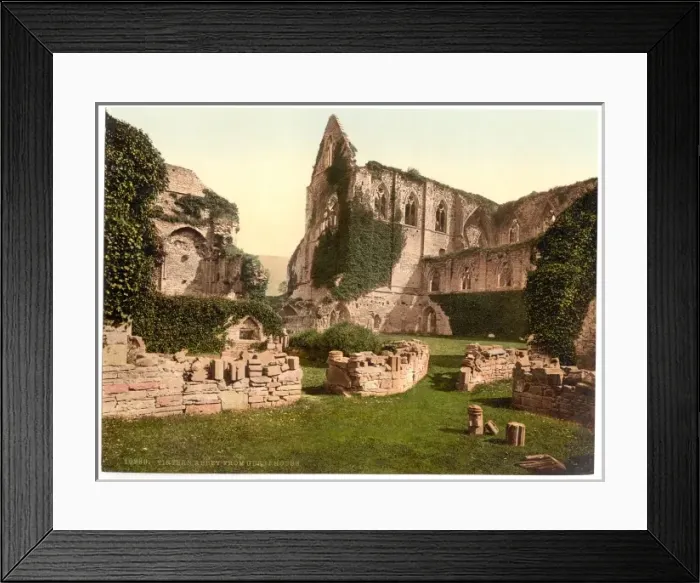 Framed Print : Abbey from the guest house, Tintern, England Framed Print : Abbey from the guest house, Tintern, England