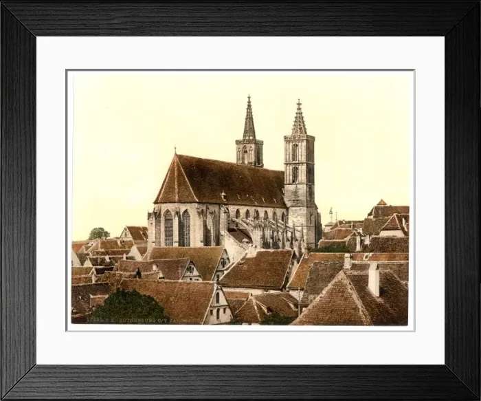 Framed Print : Jacobs Church (St. Jacobs Church), Rothenburg (i. e. ob der Framed Print : Jacobs Church (St. Jacobs Church), Rothenburg (i. e. ob der
