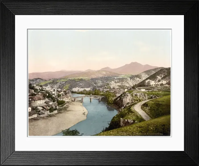 Framed Print : Konjica, general view, Herzegowina, Austro-Hungary Framed Print : Konjica, general view, Herzegowina, Austro-Hungary