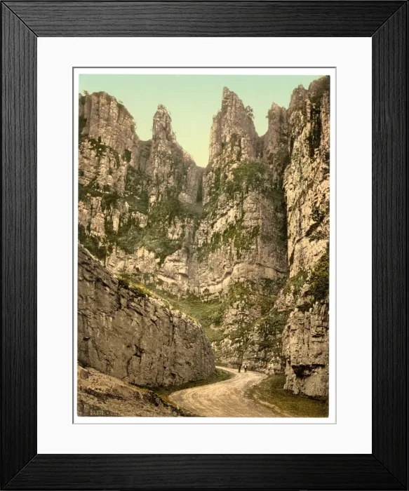 Framed Print : Cliffs, I, Cheddar, England Framed Print : Cliffs, I, Cheddar, England