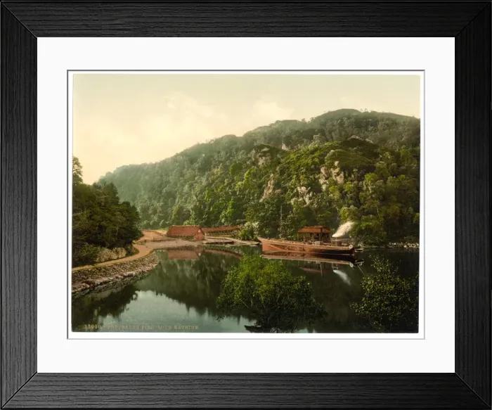 Framed Print : The pier, Loch Katrine, Trossachs, Scotland Framed Print : The pier, Loch Katrine, Trossachs, Scotland