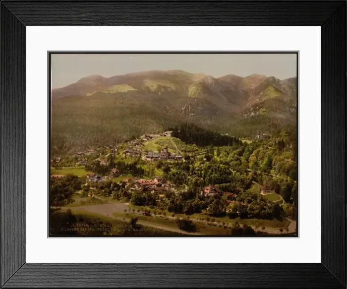 Framed Print : Pelesch (i. e. Peles) Castle, Kloster Sinaia, hotels, Kasern Framed Print : Pelesch (i. e. Peles) Castle, Kloster Sinaia, hotels, Kasern