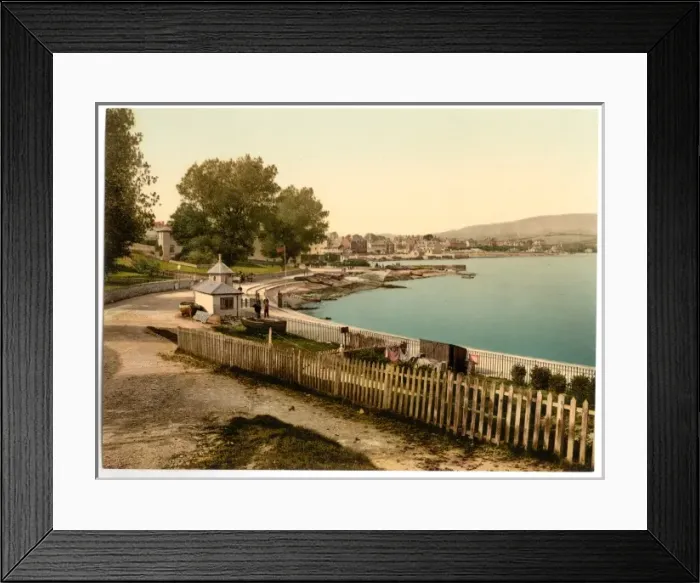 Framed Print : General view, Swanage, England Framed Print : General view, Swanage, England
