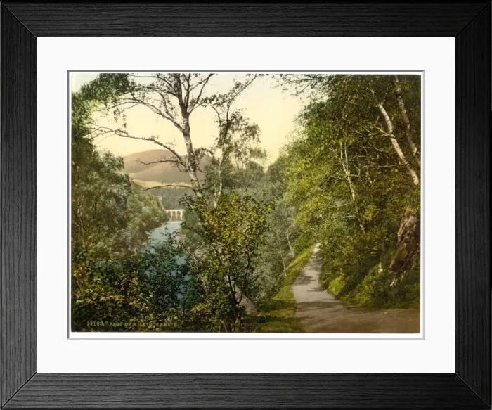 Framed Print : Pass of Killiecrankie, Queens View, Scotland Framed Print : Pass of Killiecrankie, Queens View, Scotland