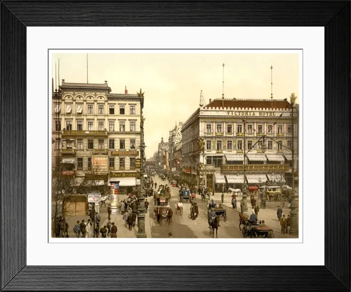 Framed Print : Victoria Hotel, Unter den Linden, Berlin, Germany Framed Print : Victoria Hotel, Unter den Linden, Berlin, Germany
