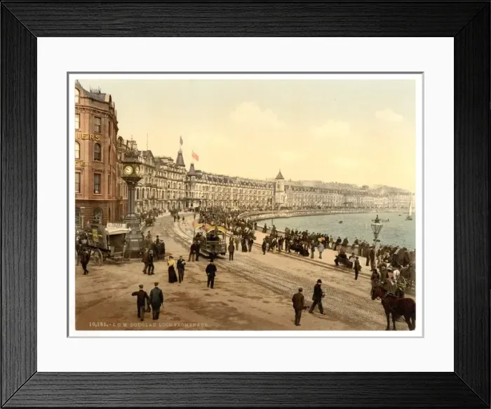 Framed Print : Douglas, loch promenade, Isle of Man, England Framed Print : Douglas, loch promenade, Isle of Man, England