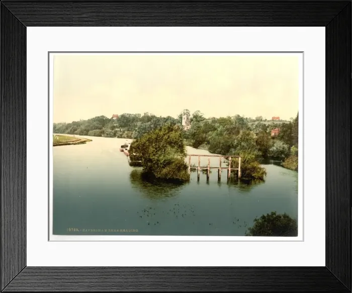 Framed Print : Caversham, near Reading, London and suburbs, England Framed Print : Caversham, near Reading, London and suburbs, England