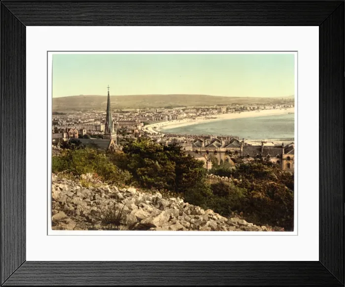 Framed Print : General view, Weston-super-Mare, England Framed Print : General view, Weston-super-Mare, England