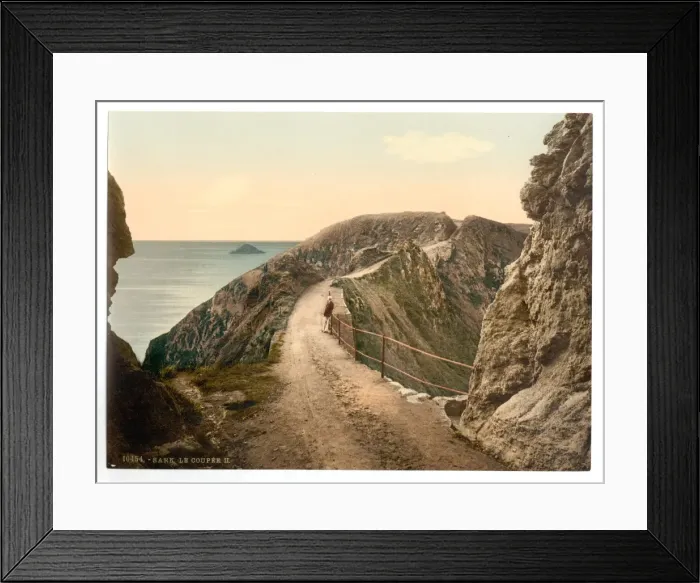 Framed Print : Sark, the Coupee, Channel Islands, England Framed Print : Sark, the Coupee, Channel Islands, England