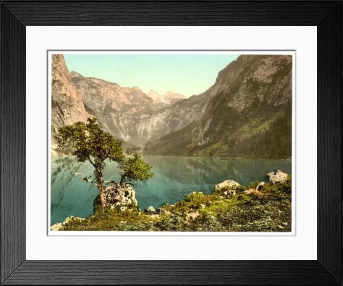Framed Print : The Lake, Obersee, Upper Bavaria, Germany Framed Print : The Lake, Obersee, Upper Bavaria, Germany