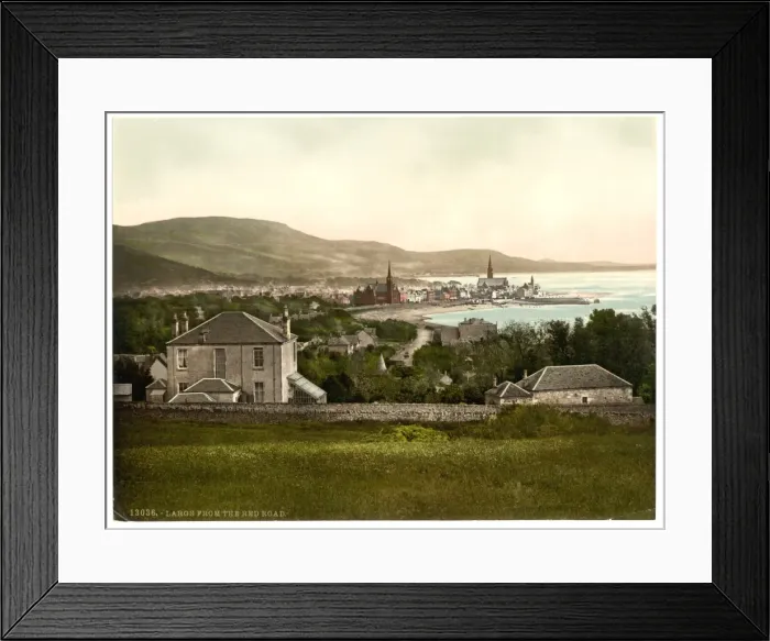Framed Print : From the Red Road, Largs, Scotland Framed Print : From the Red Road, Largs, Scotland