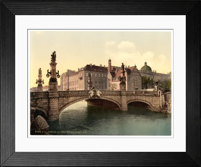 Framed Print : Emperor Williams Bridge, Berlin, Germany Framed Print : Emperor Williams Bridge, Berlin, Germany