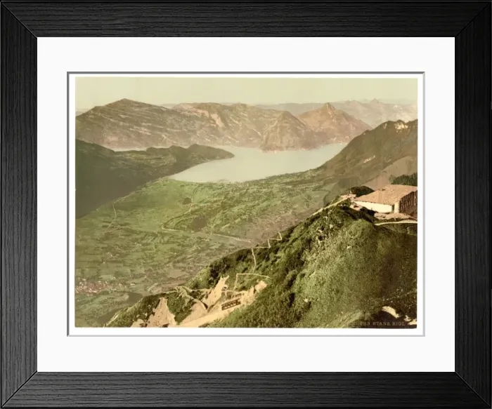 Framed Print : View of Stans, Lake of the Four Cantons and Rigi, Stanserhor Framed Print : View of Stans, Lake of the Four Cantons and Rigi, Stanserhor