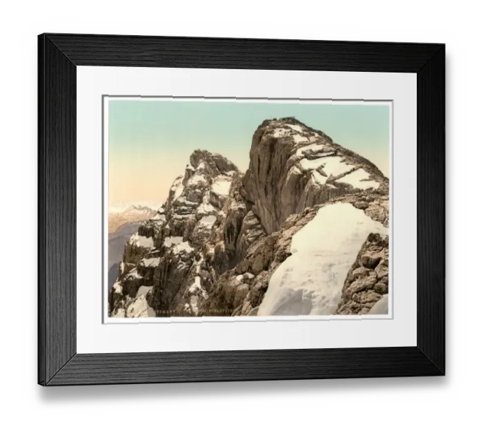 Framed Print : Hocheck and Mittelspitze, Waltzman, Upper Bavaria, Germany Framed Print : Hocheck and Mittelspitze, Waltzman, Upper Bavaria, Germany