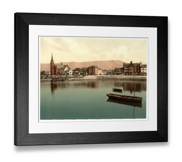 Framed Print : Largs from the pier, Scotland Framed Print : Largs from the pier, Scotland