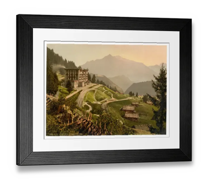Framed Print : Leysin, Grand Hotel, Nand of Canton, Switzerland Framed Print : Leysin, Grand Hotel, Nand of Canton, Switzerland