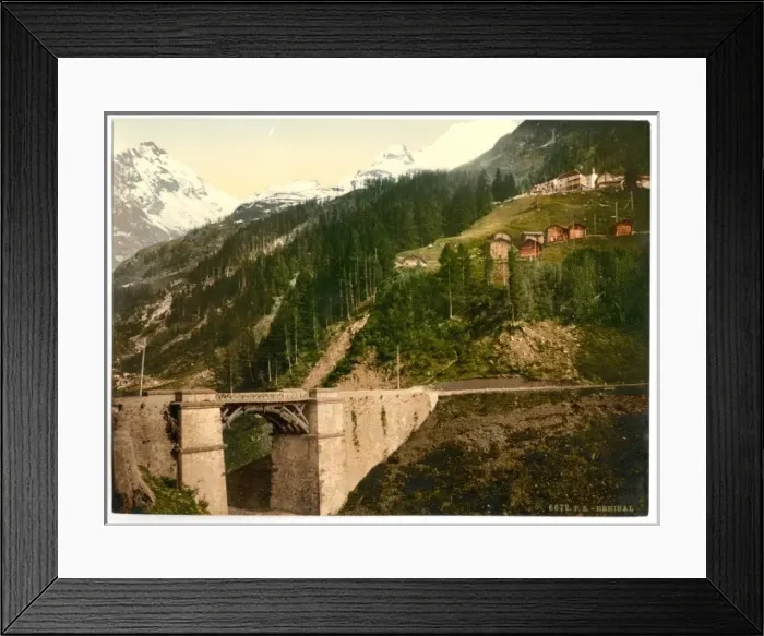 Framed Print : Simplon Pass, Berisal, Valais, Alps of, Switzerland Framed Print : Simplon Pass, Berisal, Valais, Alps of, Switzerland