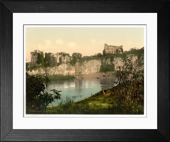 Framed Print : Castle, I, Chepstow, England Framed Print : Castle, I, Chepstow, England