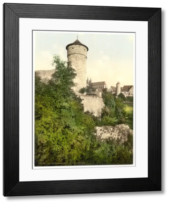 Framed Print : Straft Tower, Rothenburg (i. e. ob der Tauber), Bavaria, Germ Framed Print : Straft Tower, Rothenburg (i. e. ob der Tauber), Bavaria, Germ