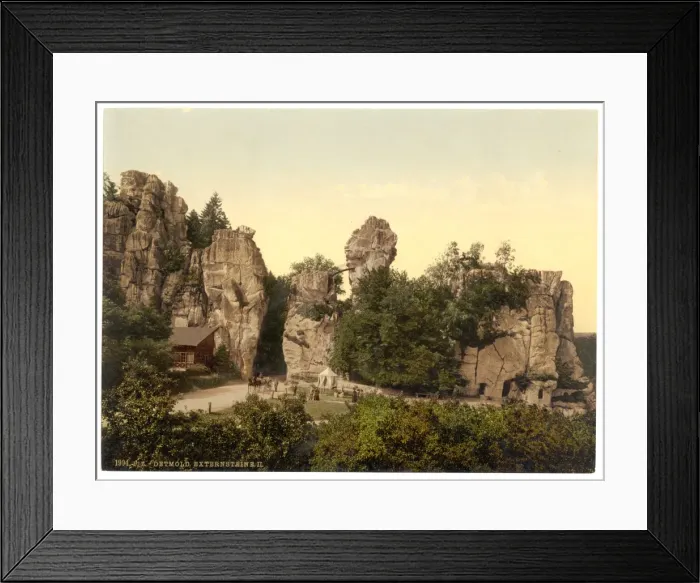Framed Print : Externstein, II. Detmold, Lippe, Germany Framed Print : Externstein, II. Detmold, Lippe, Germany