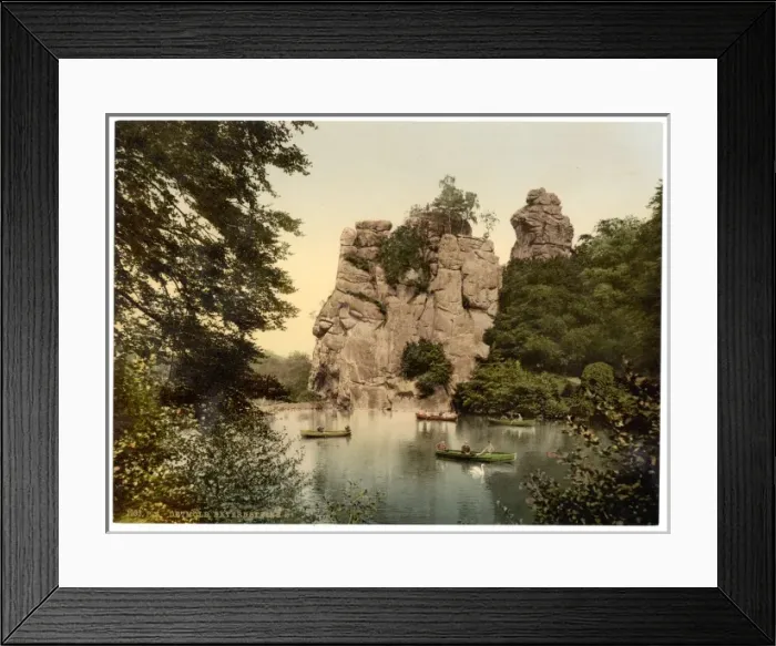 Framed Print : Externstein, I. Detmold, Lippe, Germany Framed Print : Externstein, I. Detmold, Lippe, Germany