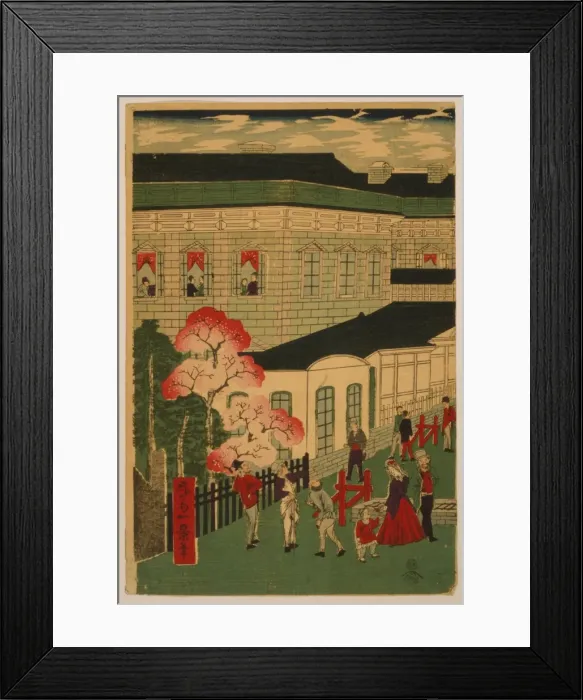 Framed Print : Steam train coming from Shiodama (Shimbashi) Framed Print : Steam train coming from Shiodama (Shimbashi)