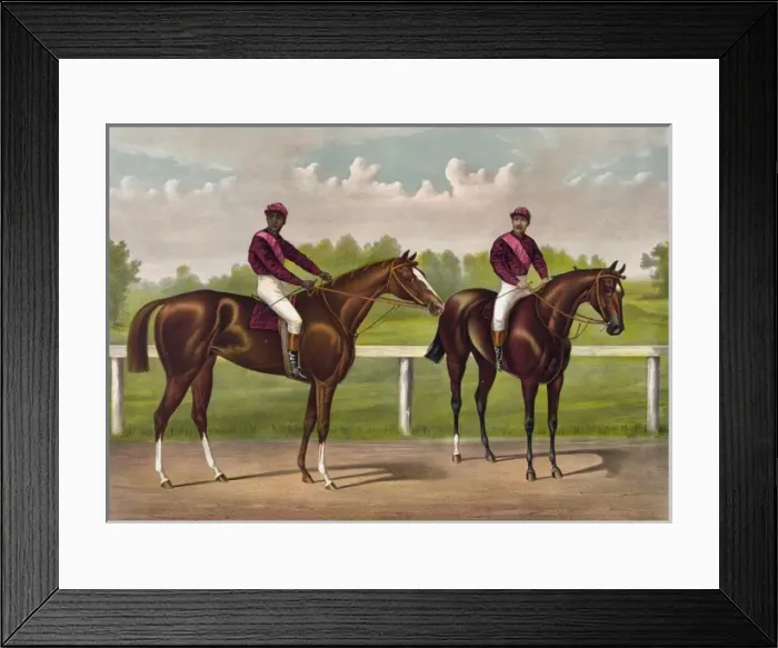 Framed Print : Mr. August Belmonts Potomac Hamilton up and Masher Bergen u Framed Print : Mr. August Belmonts Potomac Hamilton up and Masher Bergen u