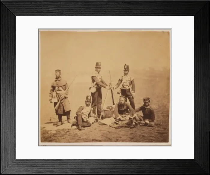 Framed Print : Piling arms Framed Print : Piling arms