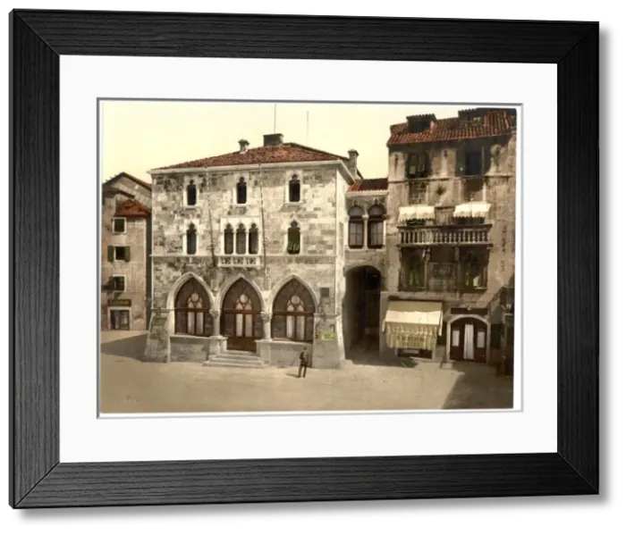 Framed Print : Spalato, the Communal Palace, Dalmatia, Austro-Hungary Framed Print : Spalato, the Communal Palace, Dalmatia, Austro-Hungary