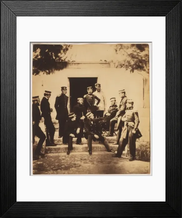 Framed Print : Head Quarters staff: 1) Colonel Vico; 2) Major the Honourabl Framed Print : Head Quarters staff: 1) Colonel Vico; 2) Major the Honourabl
