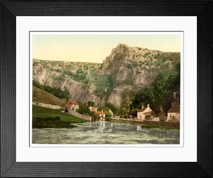 Framed Print : Cliffs, II, Cheddar, England Framed Print : Cliffs, II, Cheddar, England