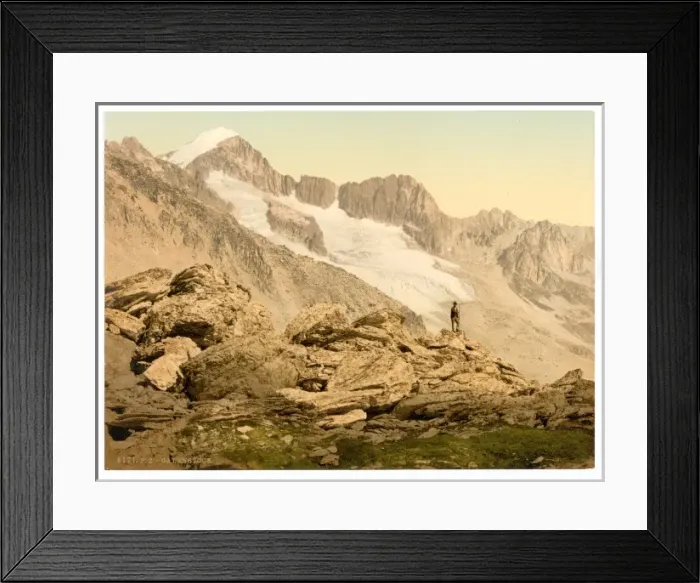 Framed Print : Furka Pass, Galenstock, from the Furkahorn, Bernese Oberland Framed Print : Furka Pass, Galenstock, from the Furkahorn, Bernese Oberland