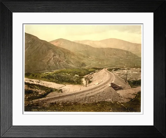 Framed Print : Railway, Snowdon, Wales Framed Print : Railway, Snowdon, Wales