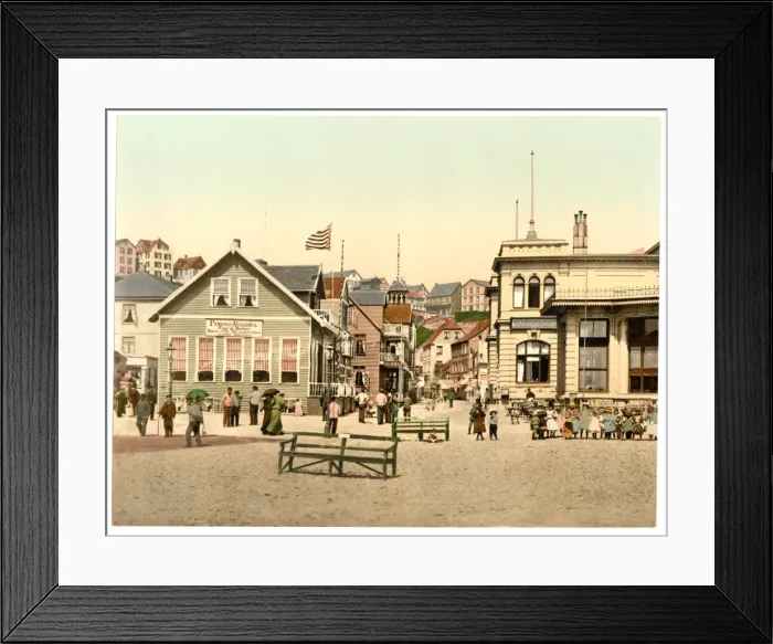 Framed Print : Kaiserstrasse, Helgoland, Germany Framed Print : Kaiserstrasse, Helgoland, Germany