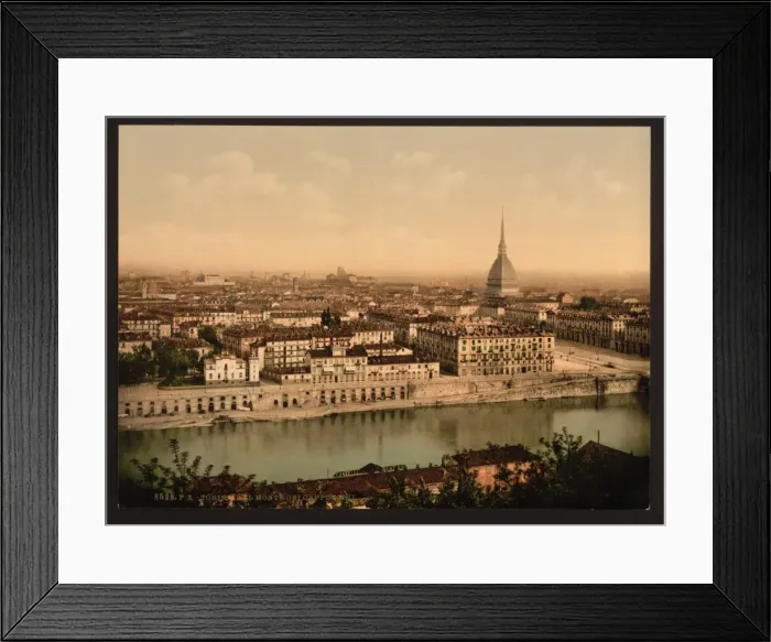 Framed Print : General view from Mount of the Capuchins, Turin, Italy Framed Print : General view from Mount of the Capuchins, Turin, Italy