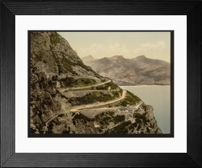 Framed Print : Ponale Road, Lake Garda, Italy Framed Print : Ponale Road, Lake Garda, Italy