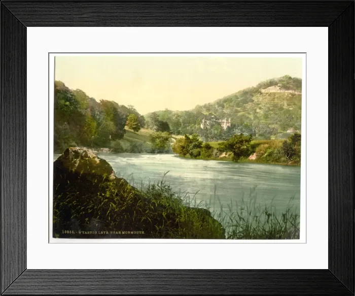 Framed Print : Vicinity of Wyaston Lees, Monmouth, England Framed Print : Vicinity of Wyaston Lees, Monmouth, England