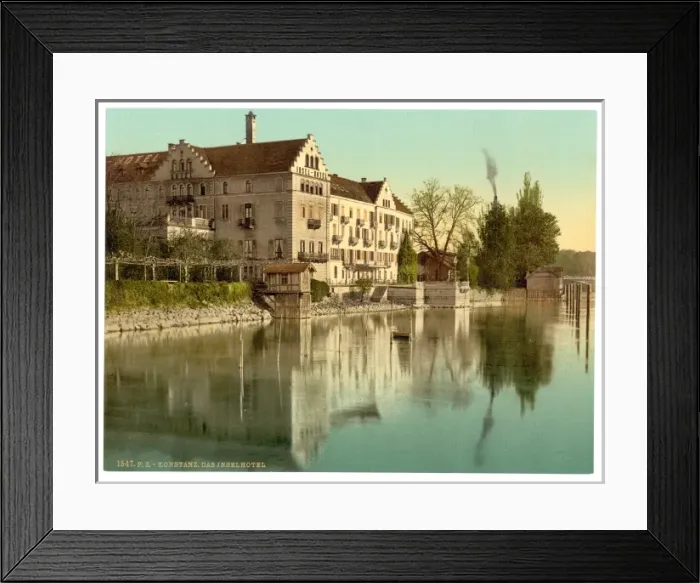 Framed Print : Insel Hotel, Constance (i. e. Konstanz), Baden, Germany Framed Print : Insel Hotel, Constance (i. e. Konstanz), Baden, Germany